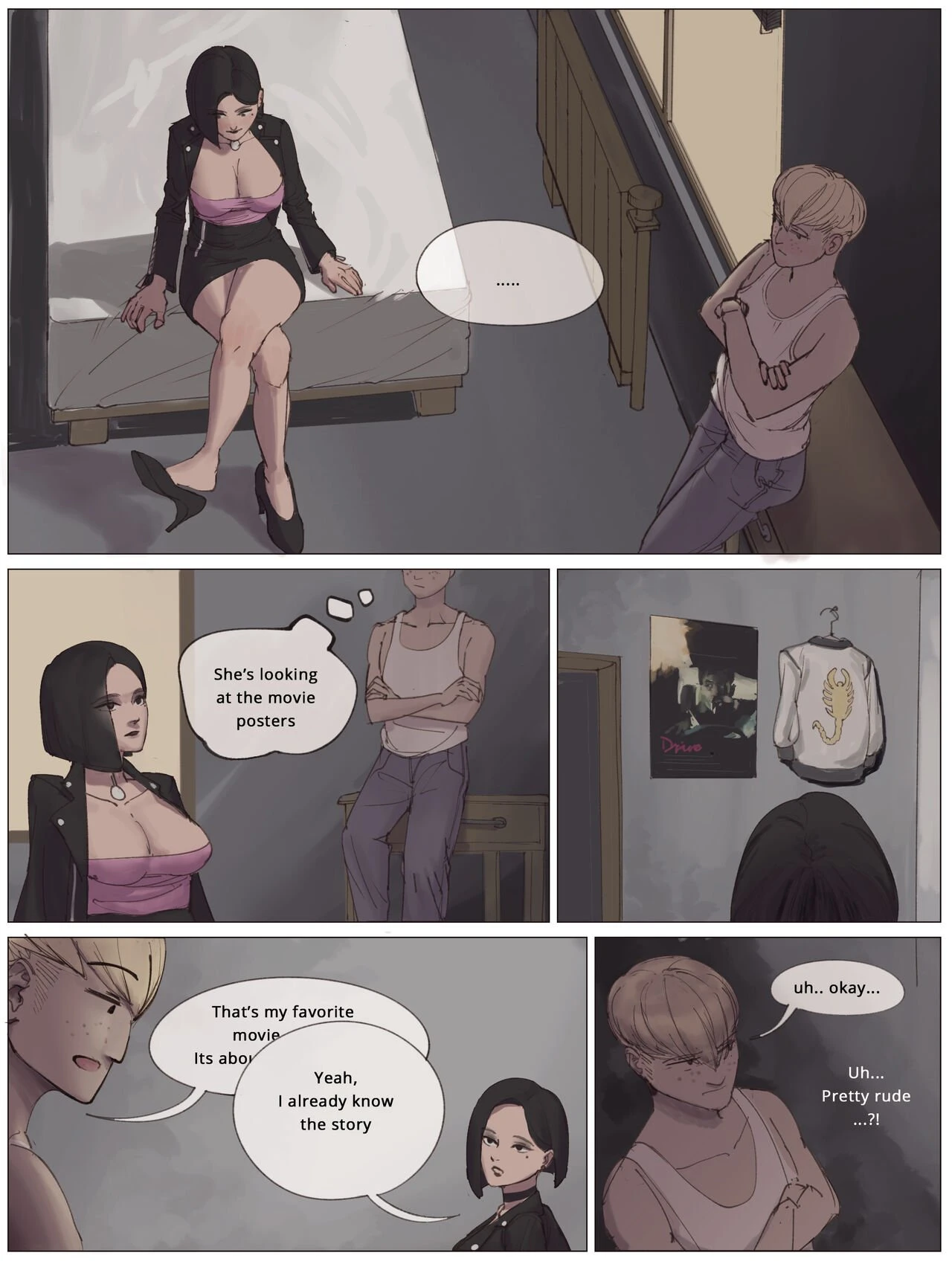 We Live in a Society Where State-Mandated Goth GFs Exist porn comic picture 6