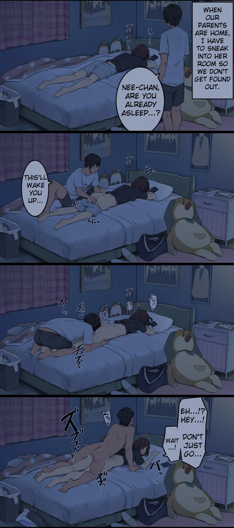 We Start Having Sex on the Living Room's Sofa as Soon as Our Parents Leave porn comic picture 8