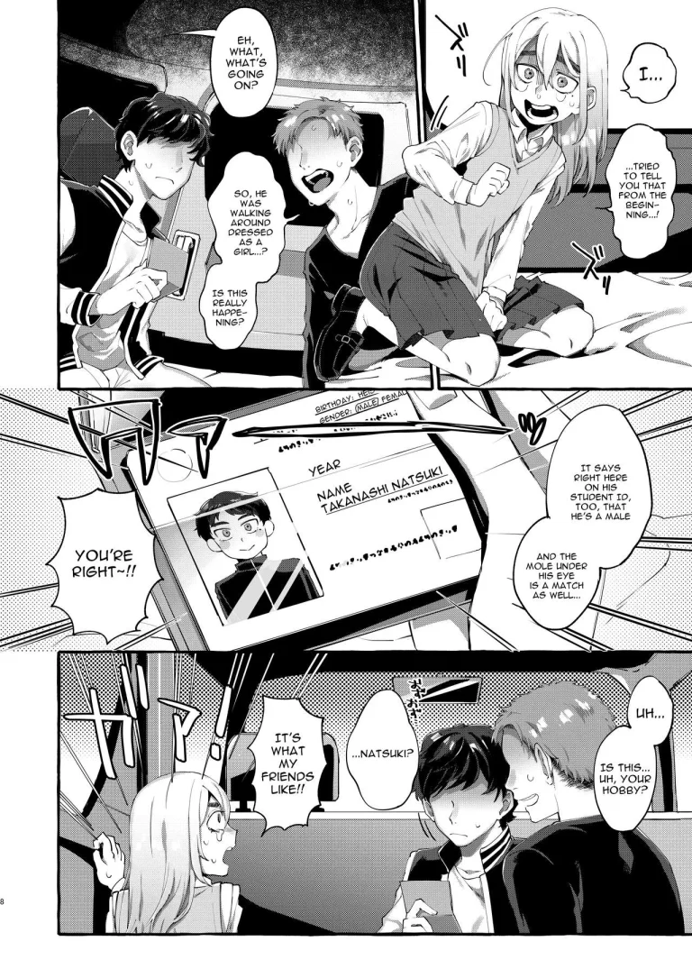 We Thought We Kidnapped and Drove Away with a Girl Student, but It Turned out to be a Girly Boy. porn comic picture 7
