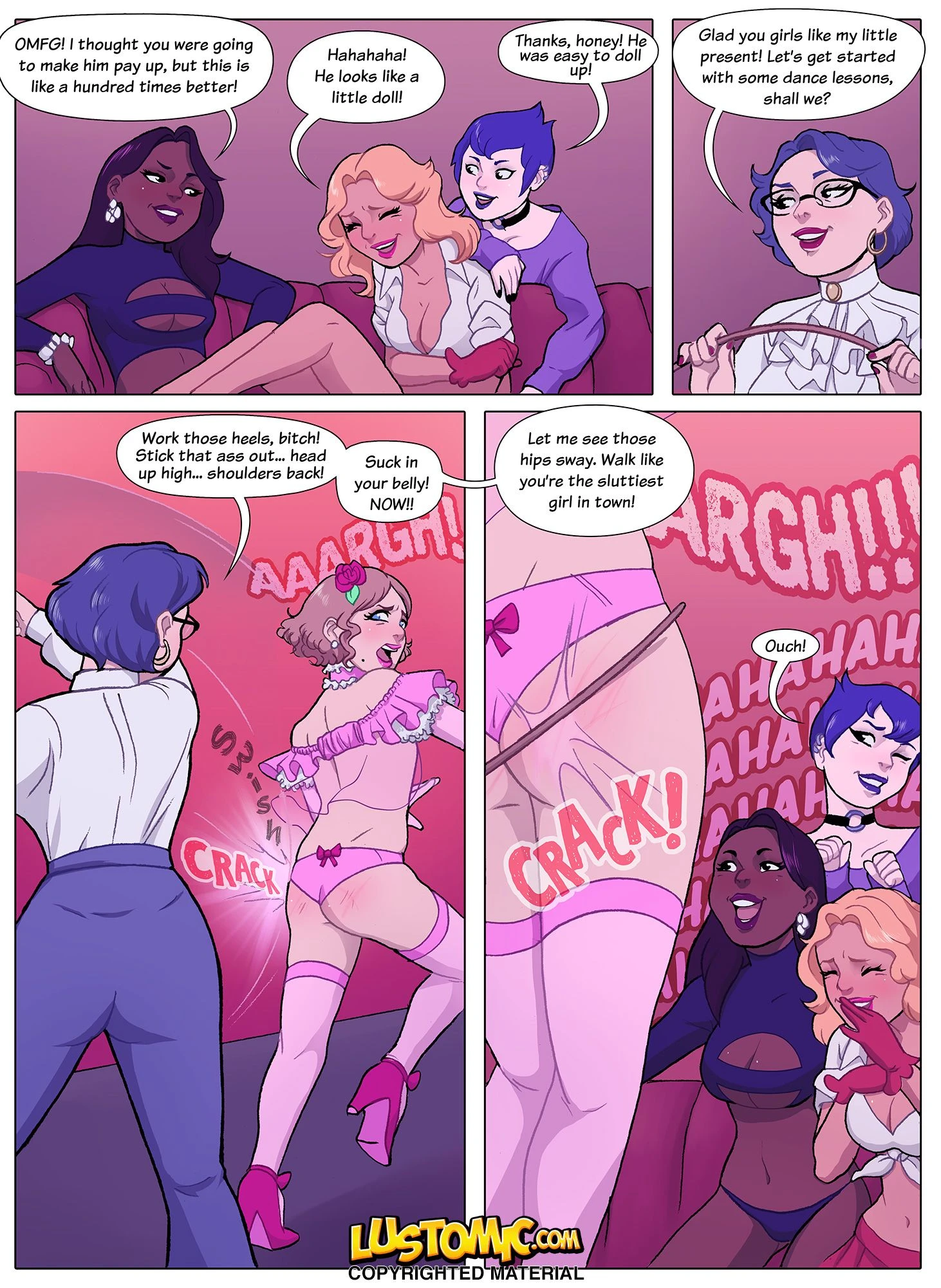 Wearing Her Heels porn comic picture 5