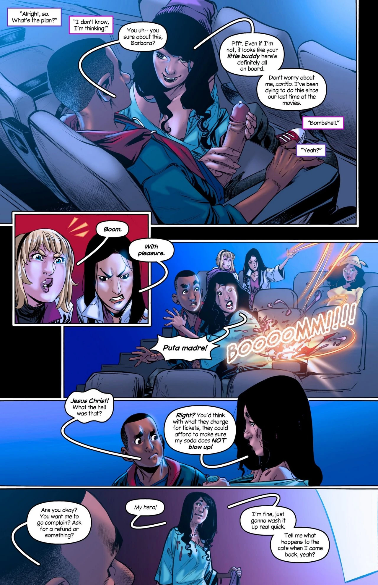 Weaving Fluids 4 porn comic picture 4