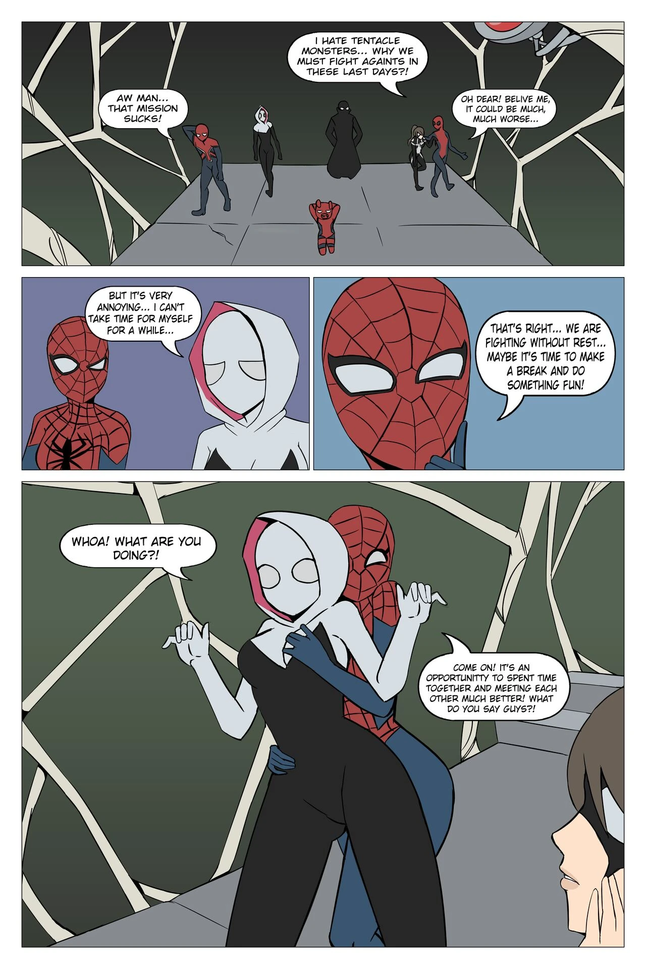 Web Warriors: out of duty porn comic picture 2