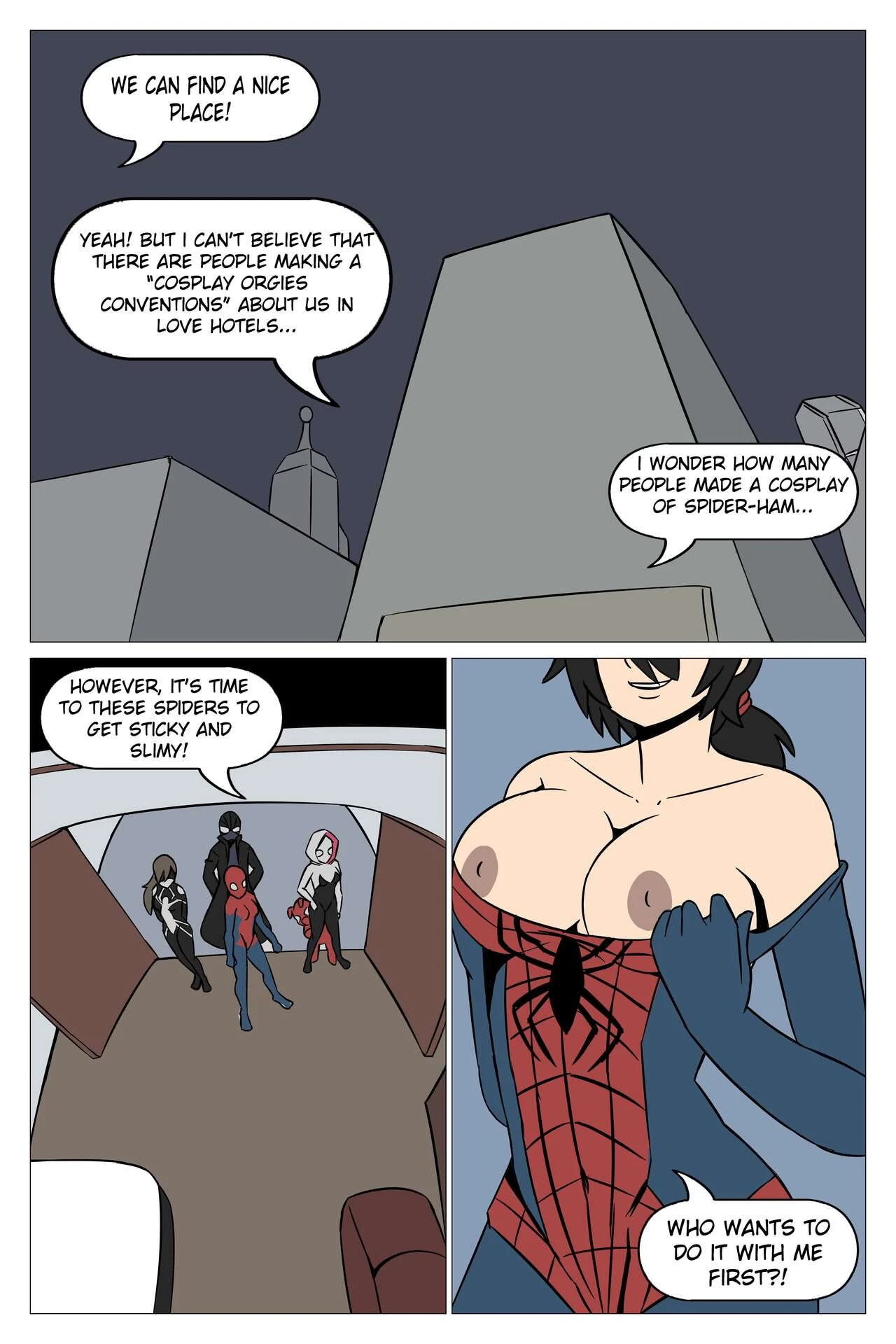 Web Warriors: out of duty porn comic picture 4