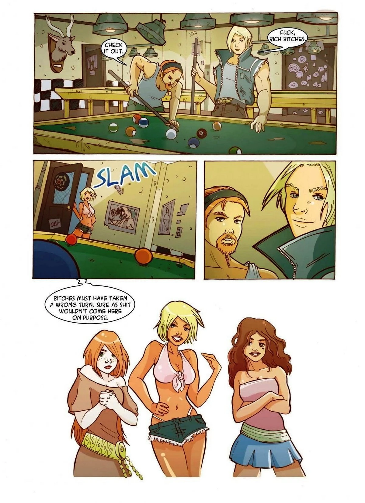 Wedding present porn comic picture 3