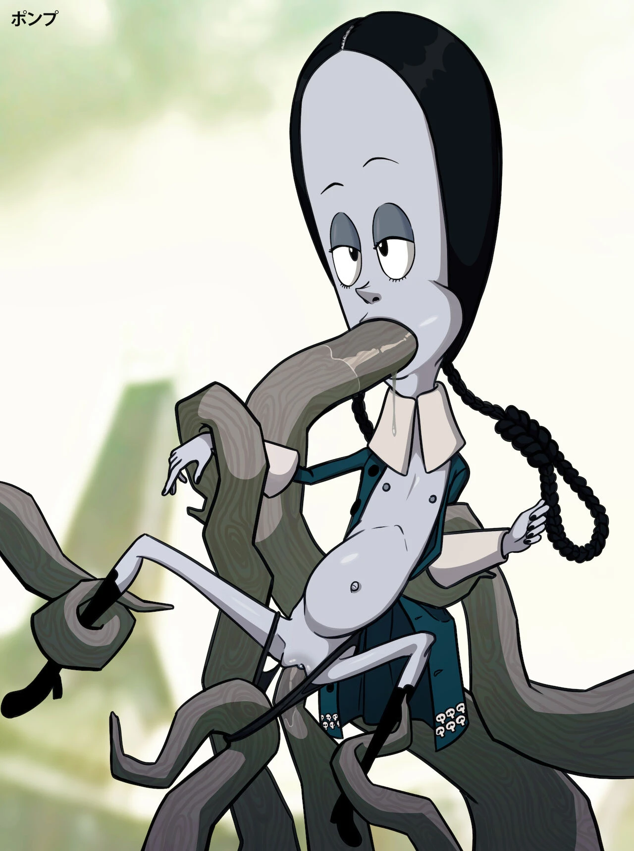 Wednesday Addams porn comic picture 23