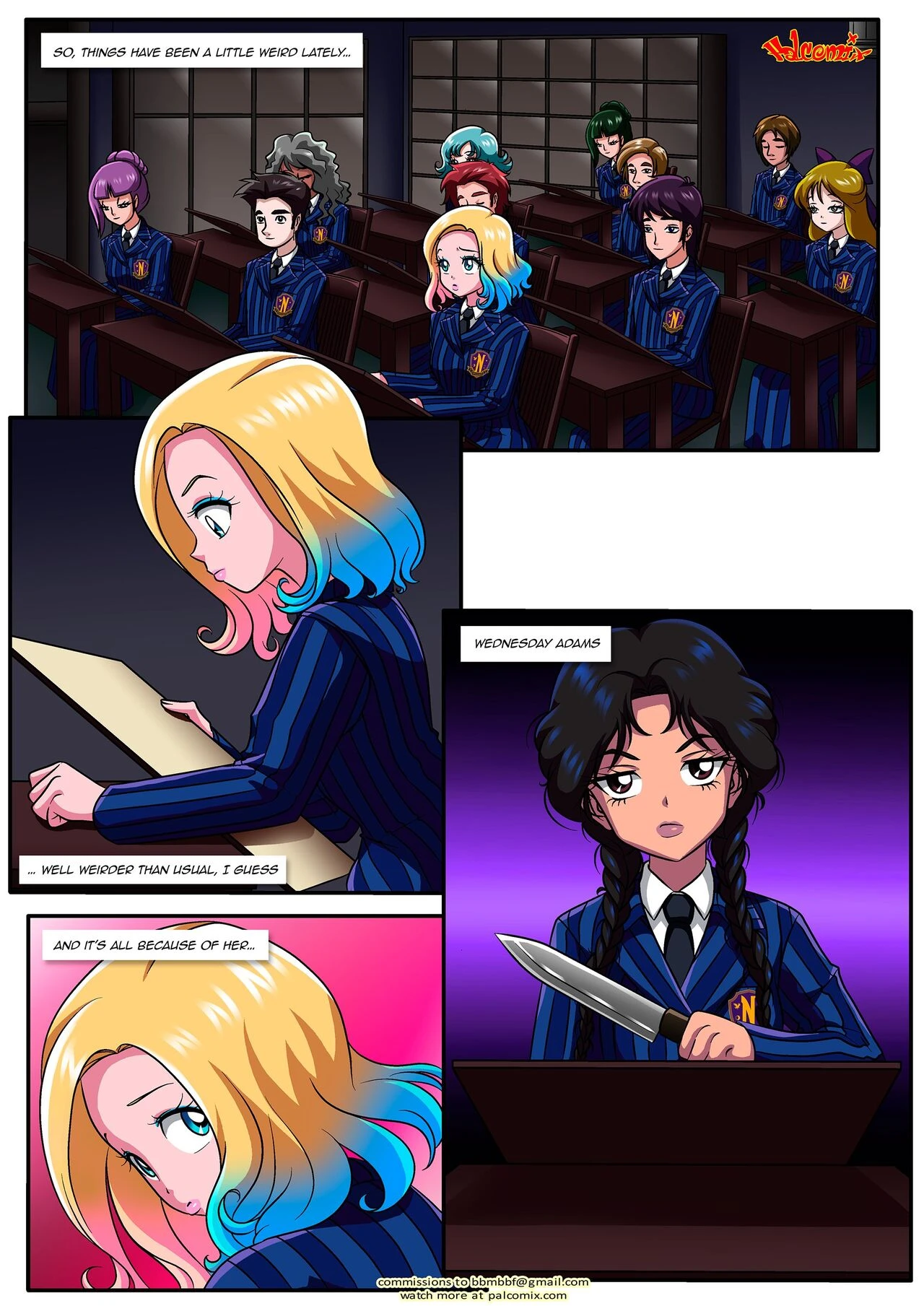 Wednesday - Children of Woe porn comic picture 2