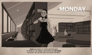 Week at the Library porn comic picture 1