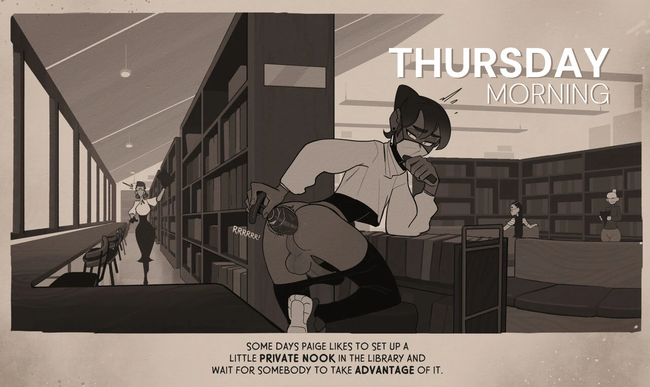 Week at the Library porn comic picture 12
