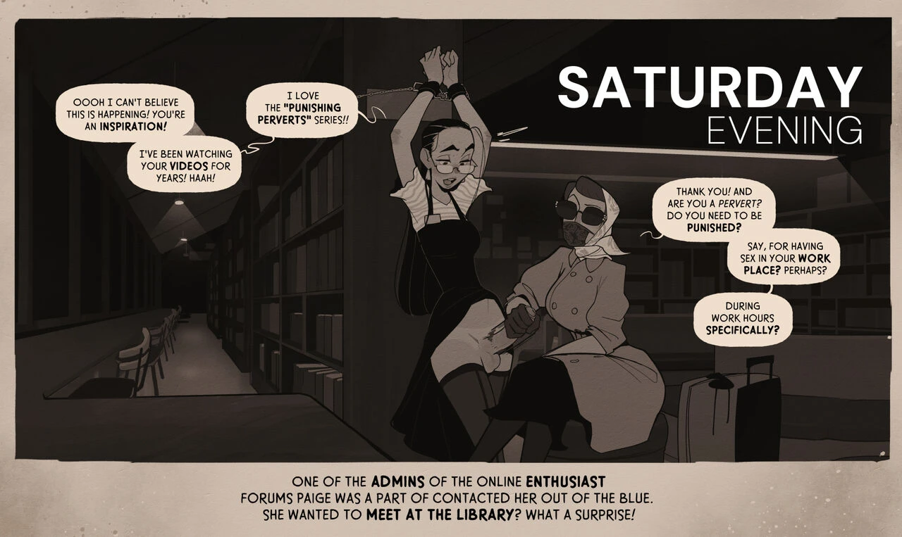 Week at the Library porn comic picture 23