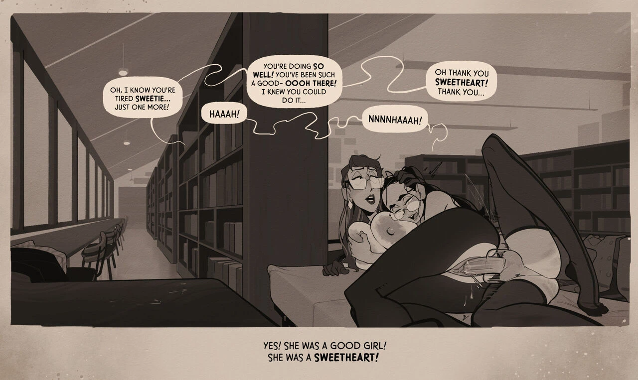 Week at the Library porn comic picture 36