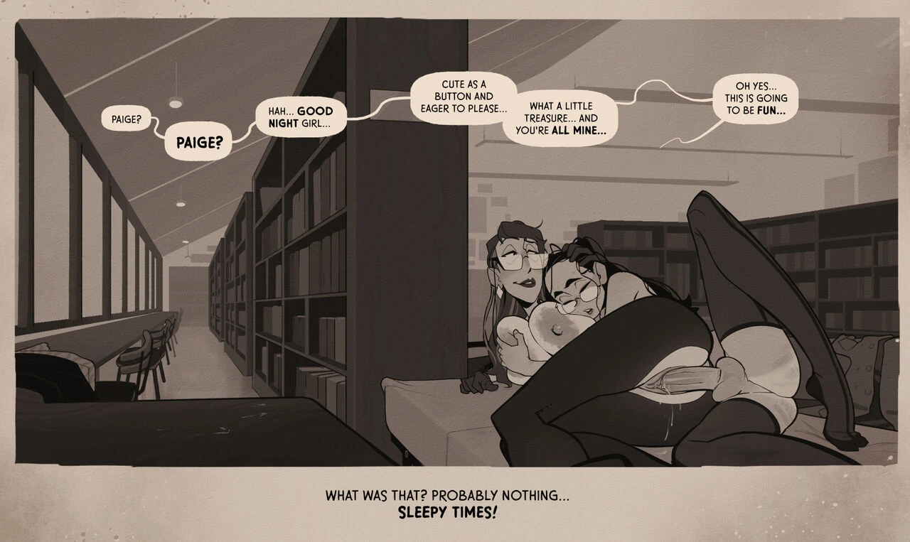 Week at the Library porn comic picture 37