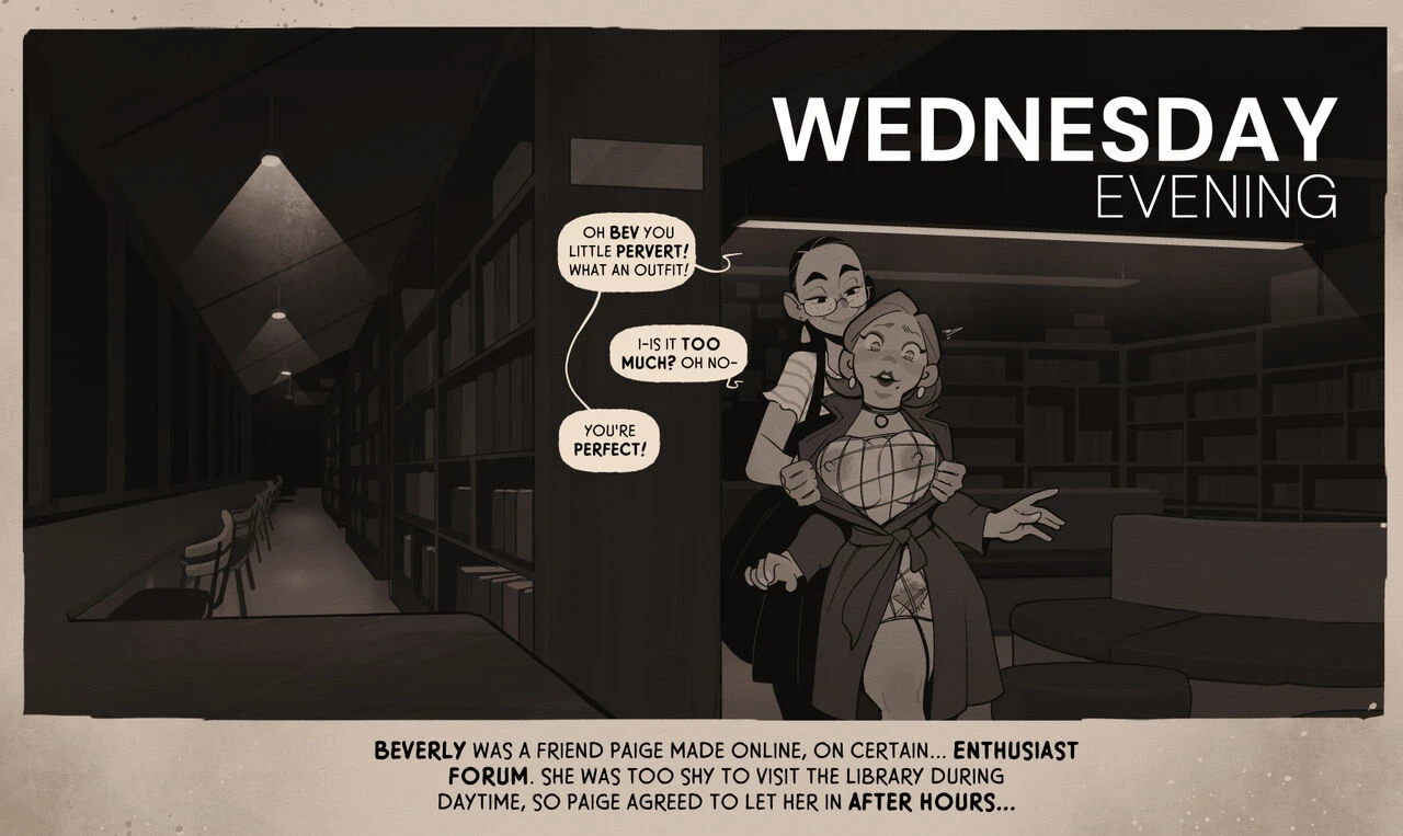 Week at the Library porn comic picture 8