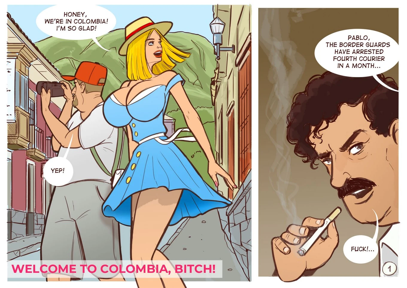 Welcome to Columbia porn comic picture 1