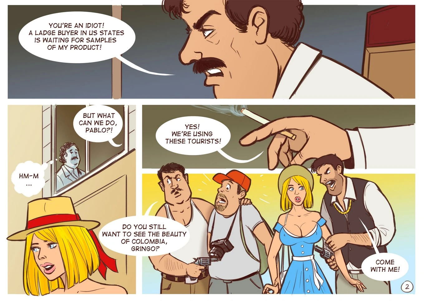 Welcome to Columbia porn comic picture 2