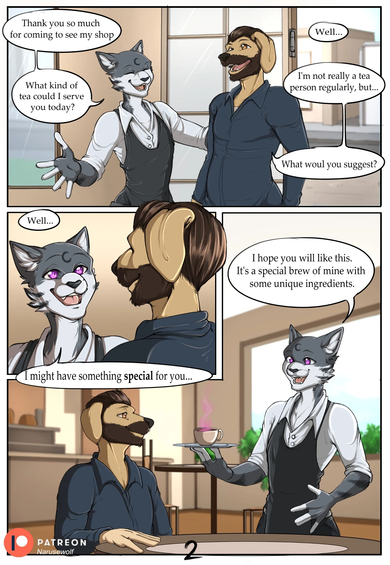 Welcome to True Form Cafe porn comic picture 2