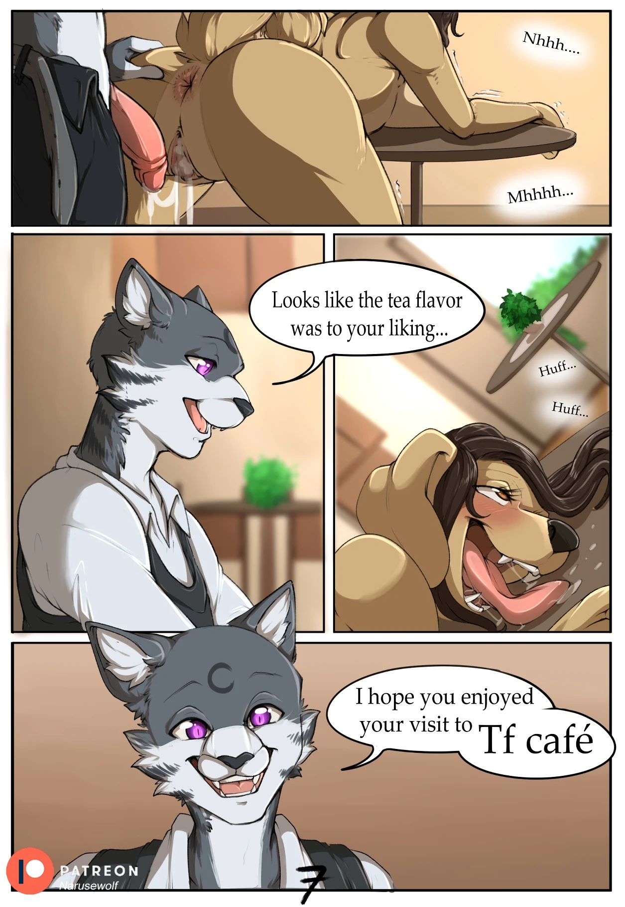 Welcome to True Form Cafe porn comic picture 7