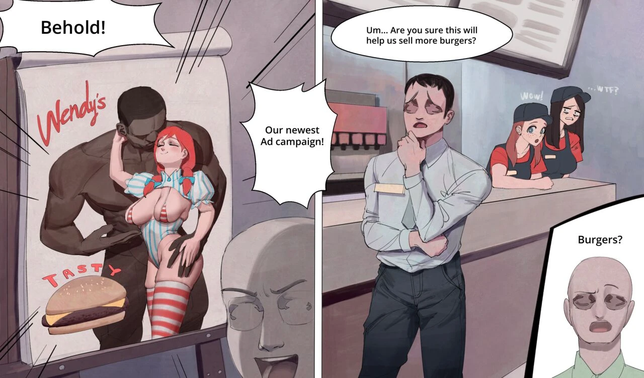 Wendy's new ad campaign porn comic picture 1