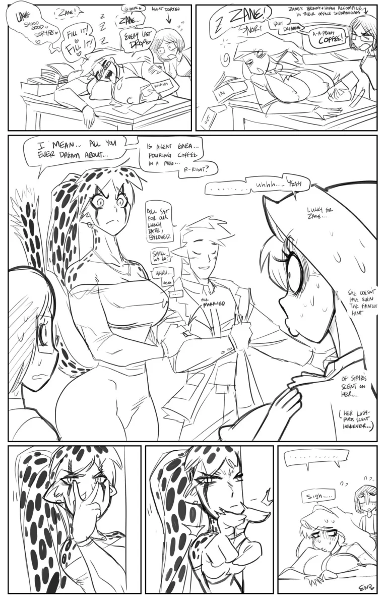 What didn't happen in "Agency zero" porn comic picture 11