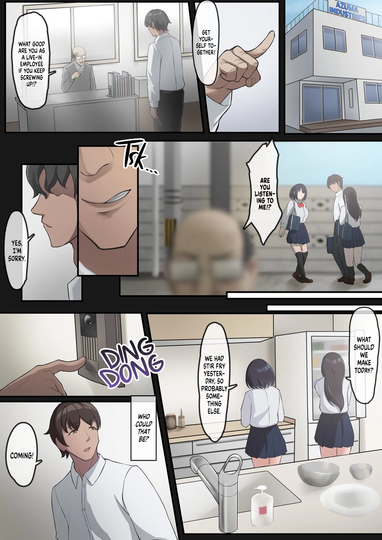 When My Boyfriend's Dad Comes Home porn comic picture 4