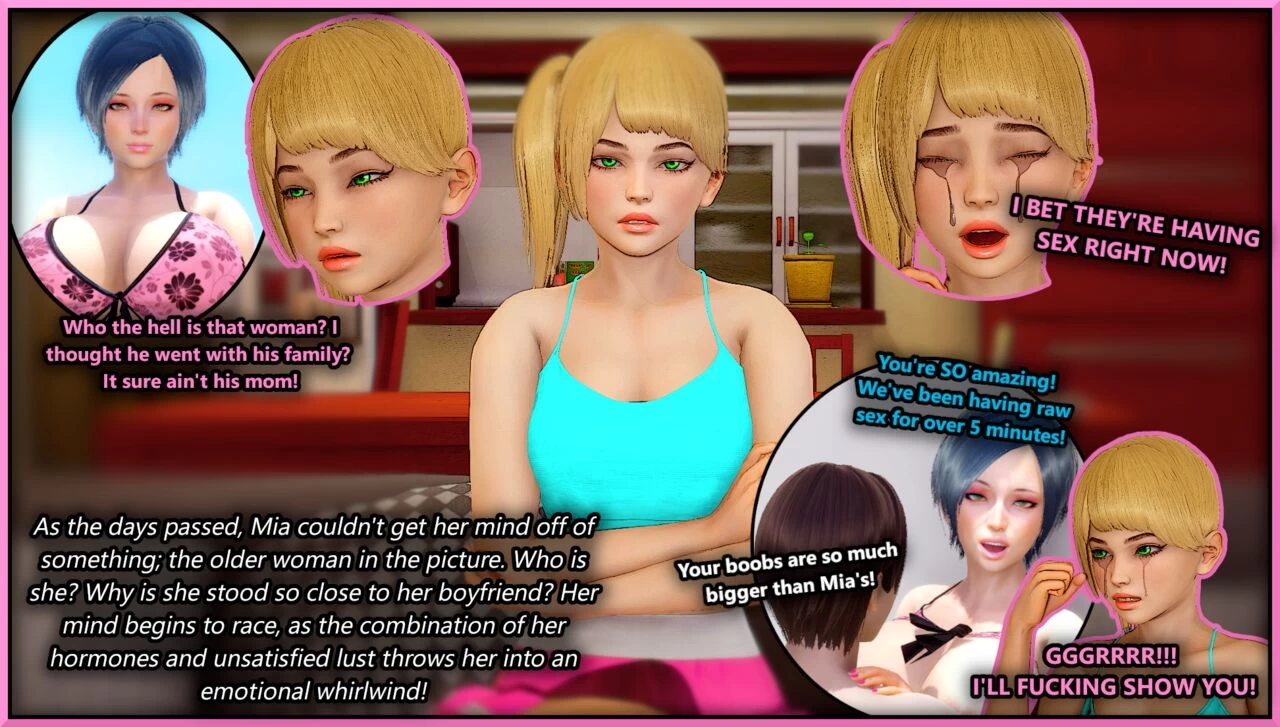 When the Boyfriends Away, the Pussy will Play porn comic picture 6