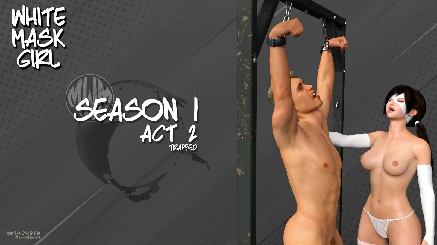 White mask girl 1-3 porn comic picture 23