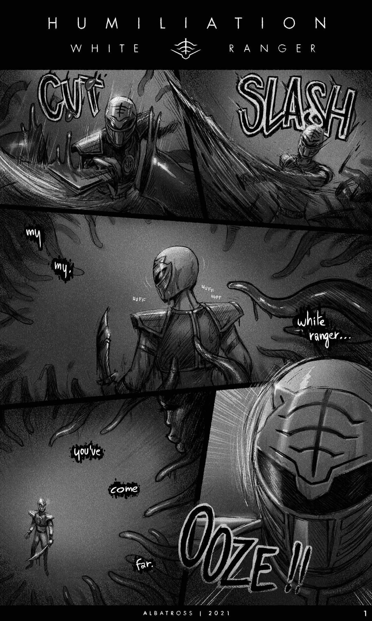 White Ranger Humiliation porn comic picture 1