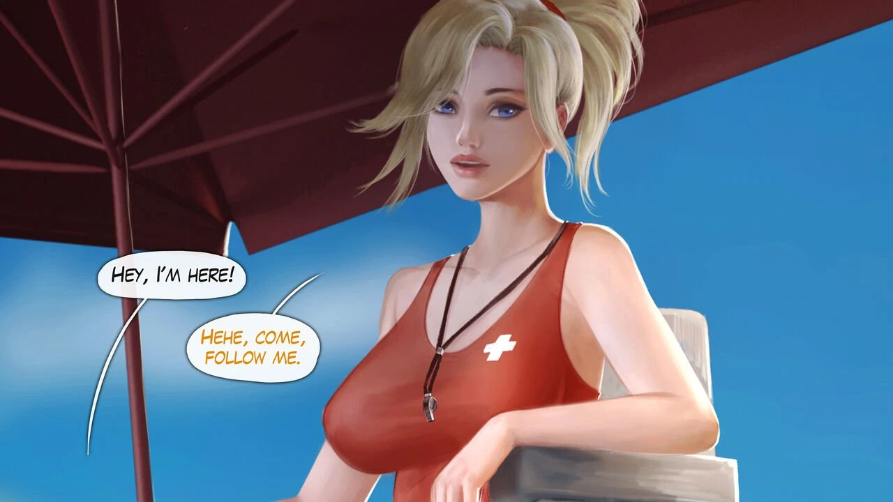 Wholesome Lifeguard porn comic picture 28