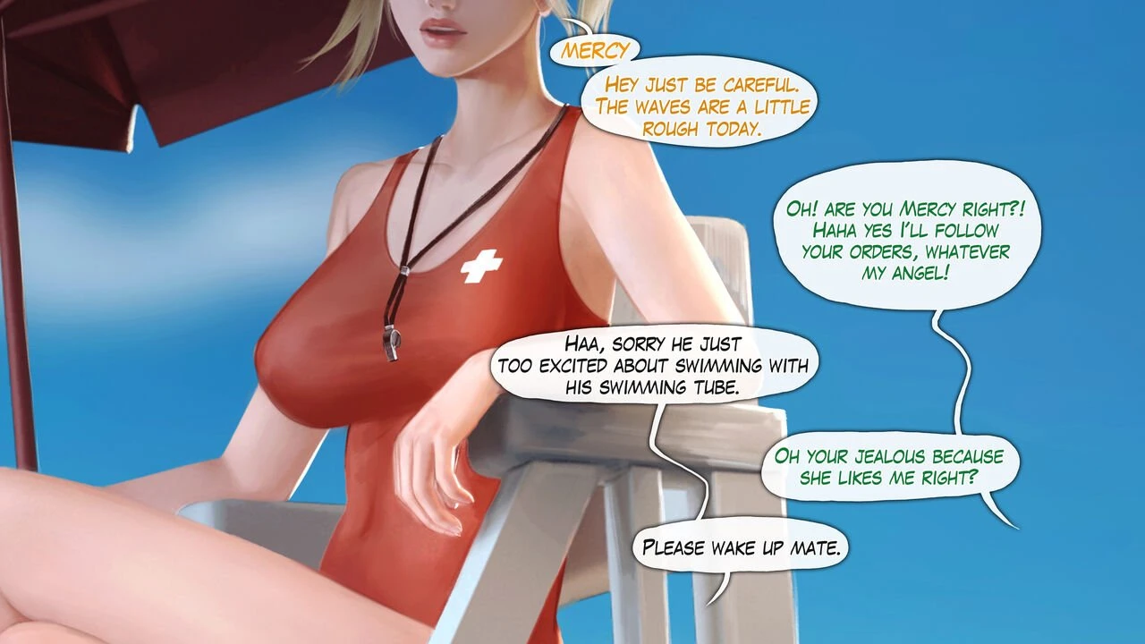 Wholesome Lifeguard porn comic picture 4