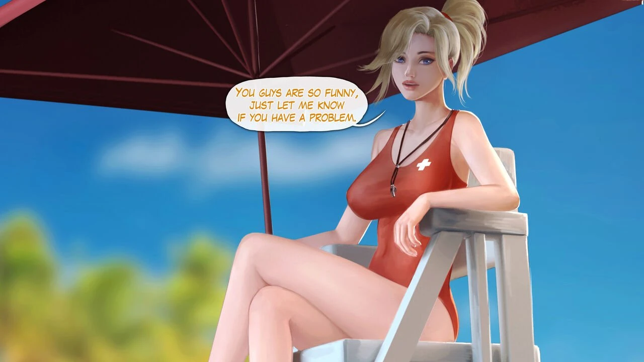 Wholesome Lifeguard porn comic picture 5
