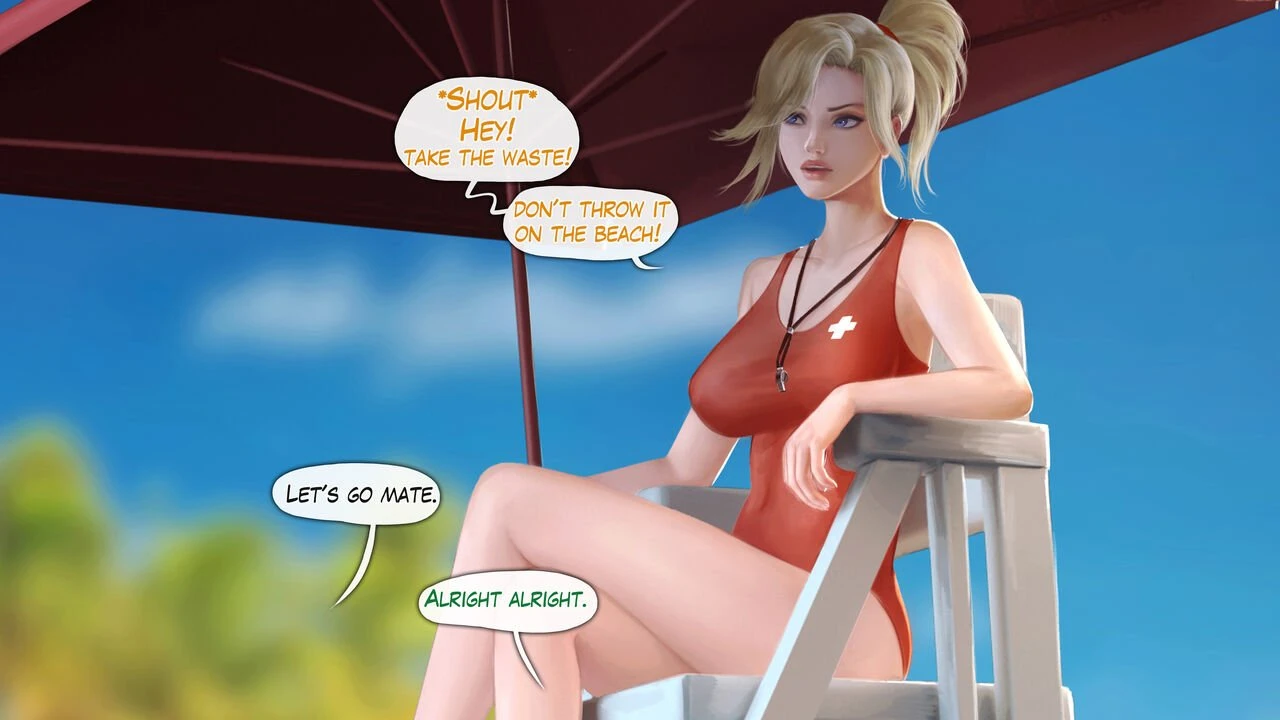 Wholesome Lifeguard porn comic picture 6