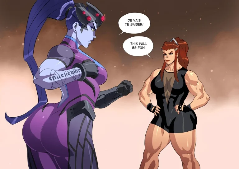 Widowmaker va Brigitte porn comic picture 1