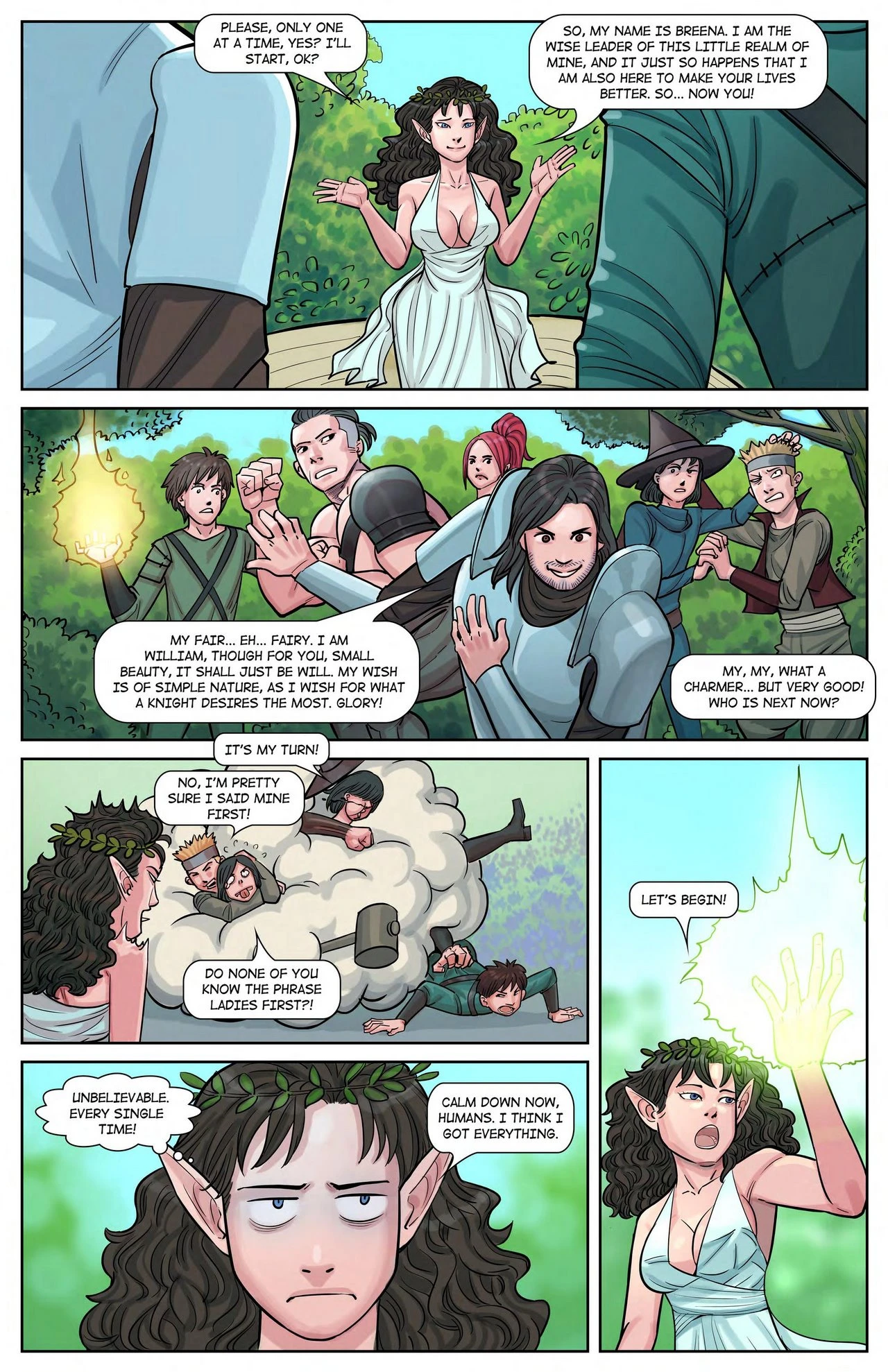 Wish porn comic picture 4