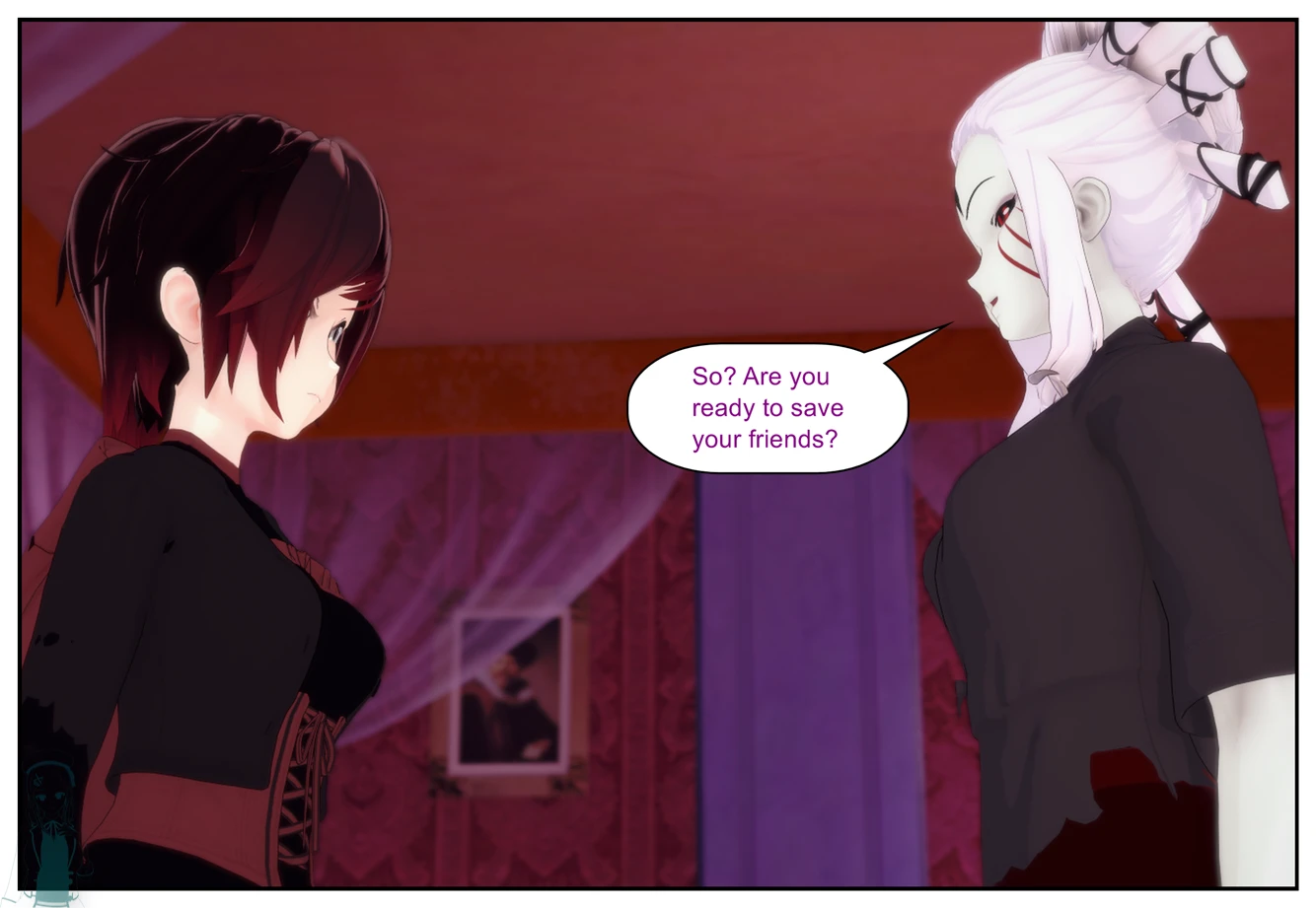 Witch and Rose porn comic picture 17