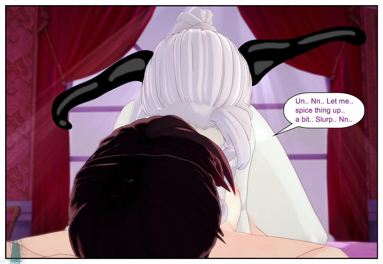 Witch and Rose porn comic picture 38