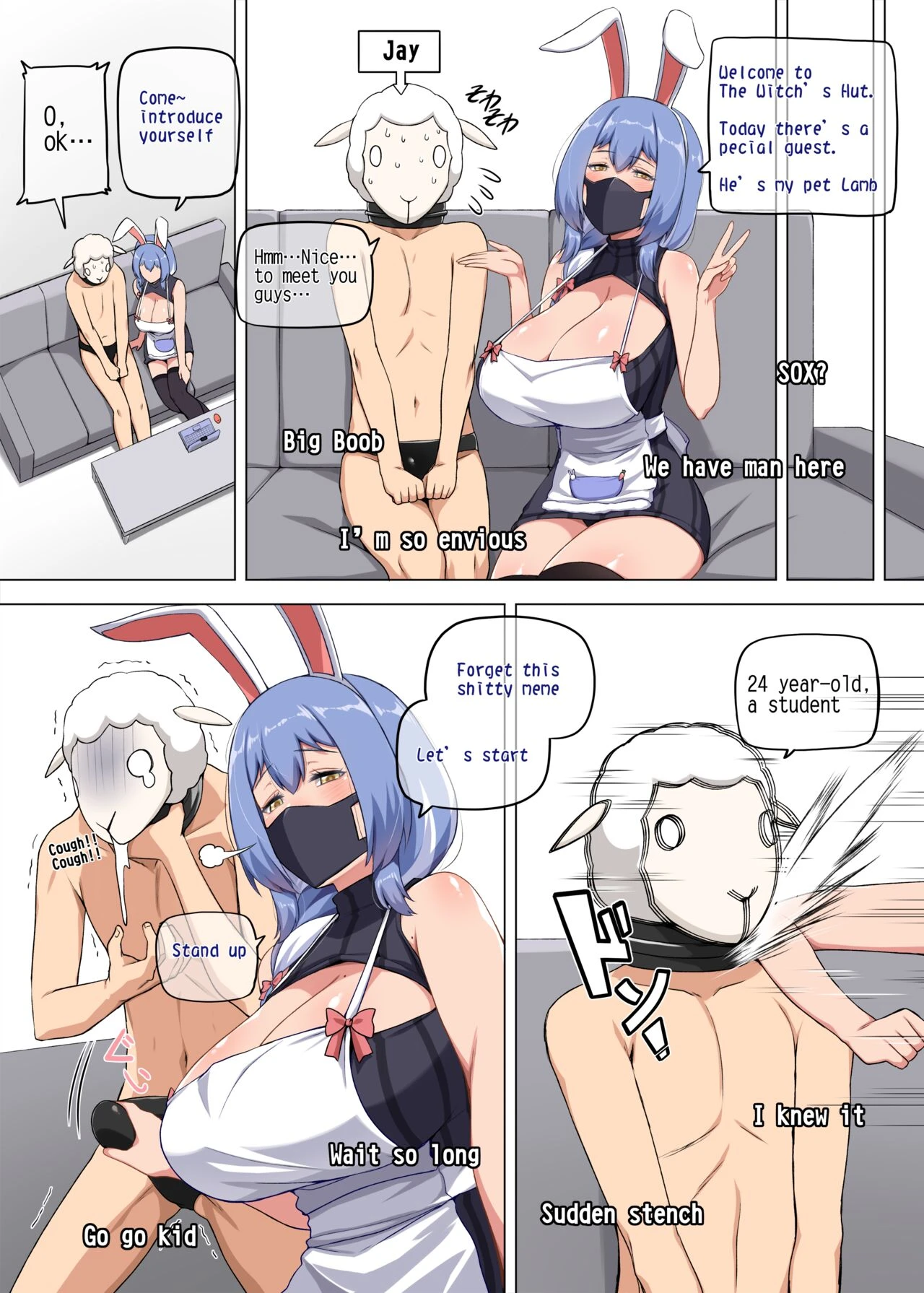 Witch and Sheep Chapter 1 part2 porn comic picture 2