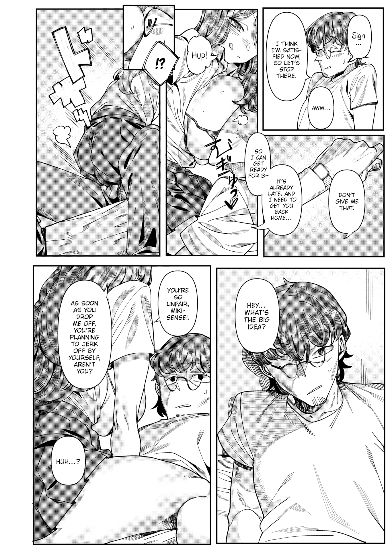 With Sensei... porn comic picture 14