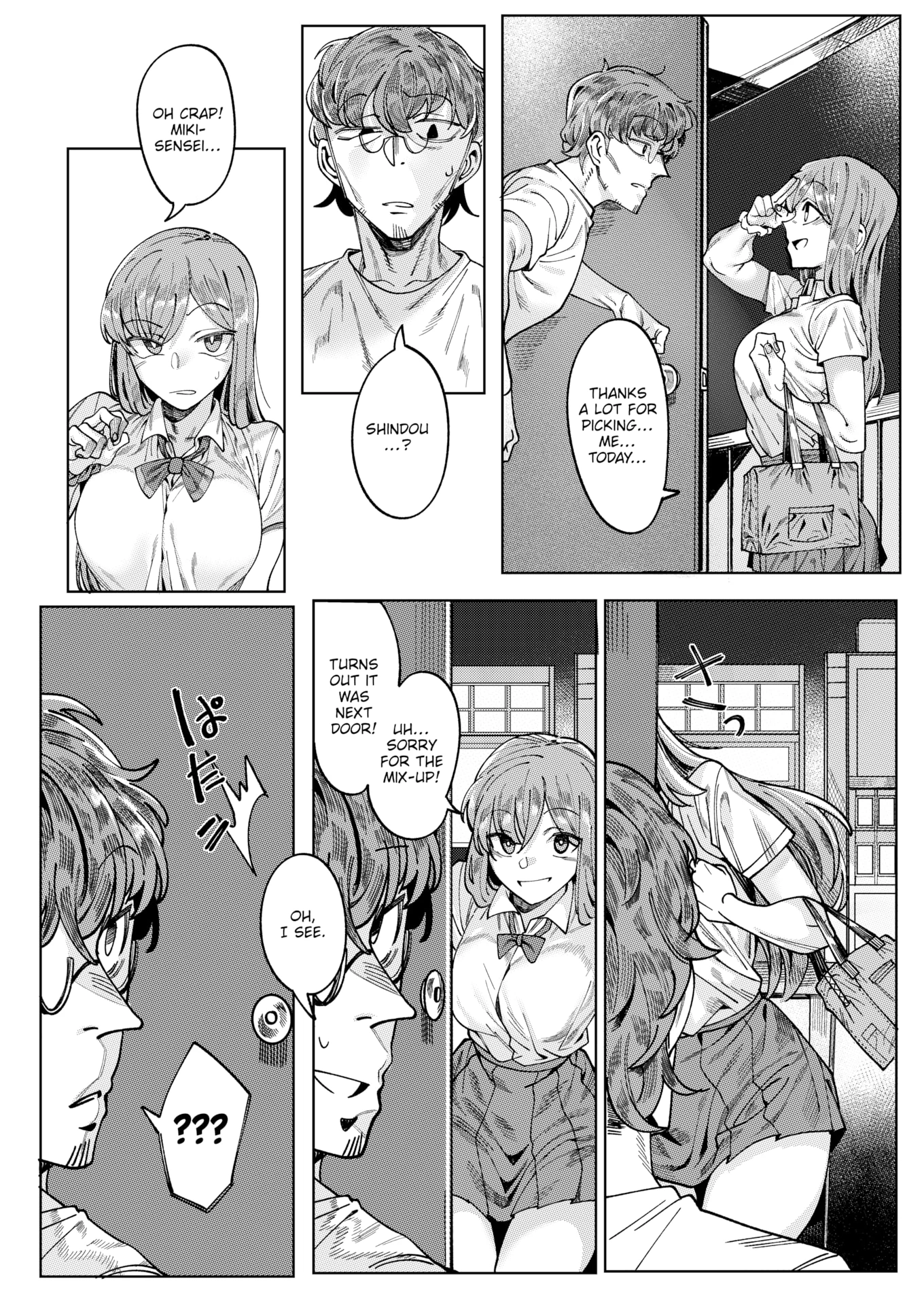 With Sensei... porn comic picture 2