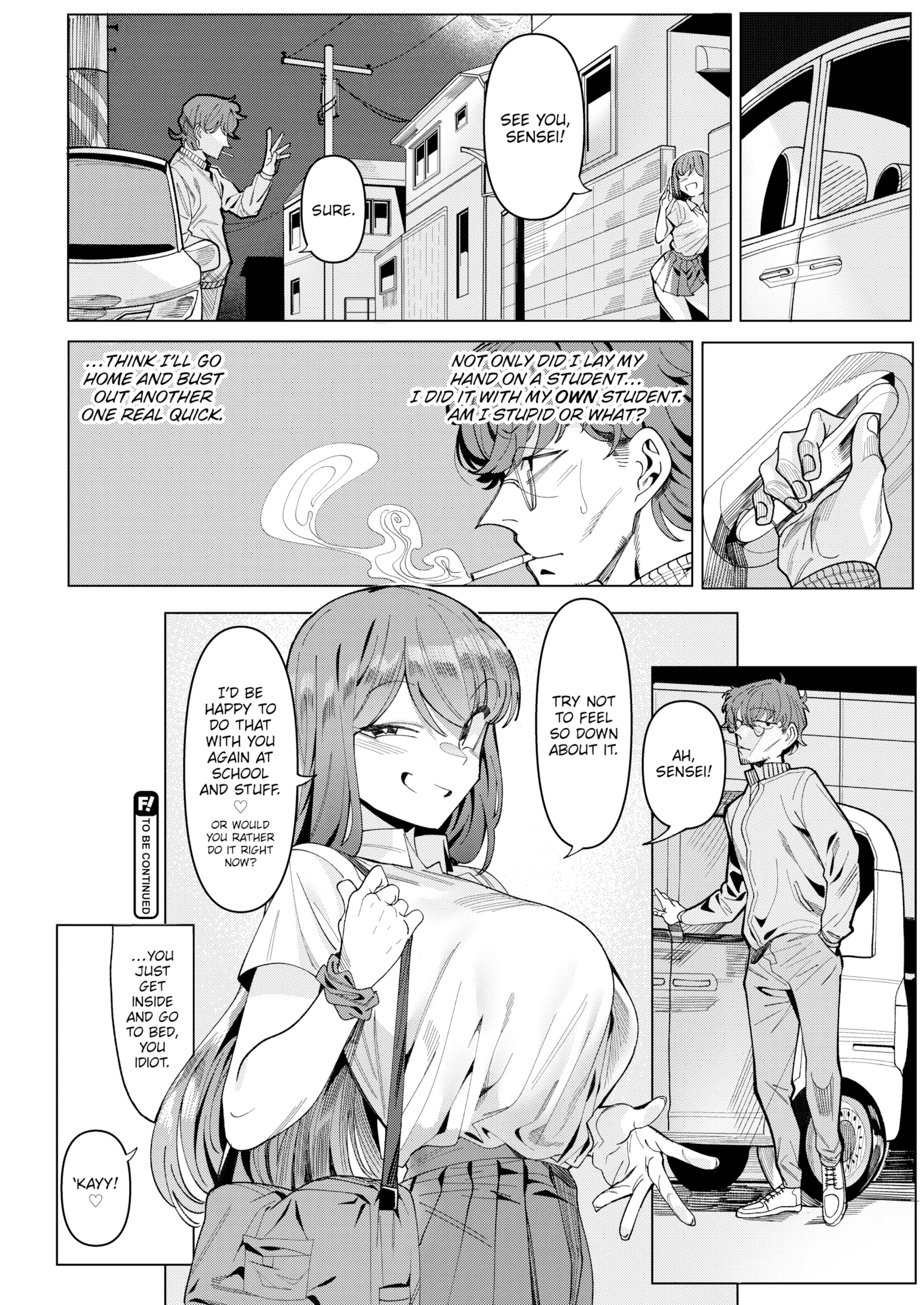 With Sensei... porn comic picture 24
