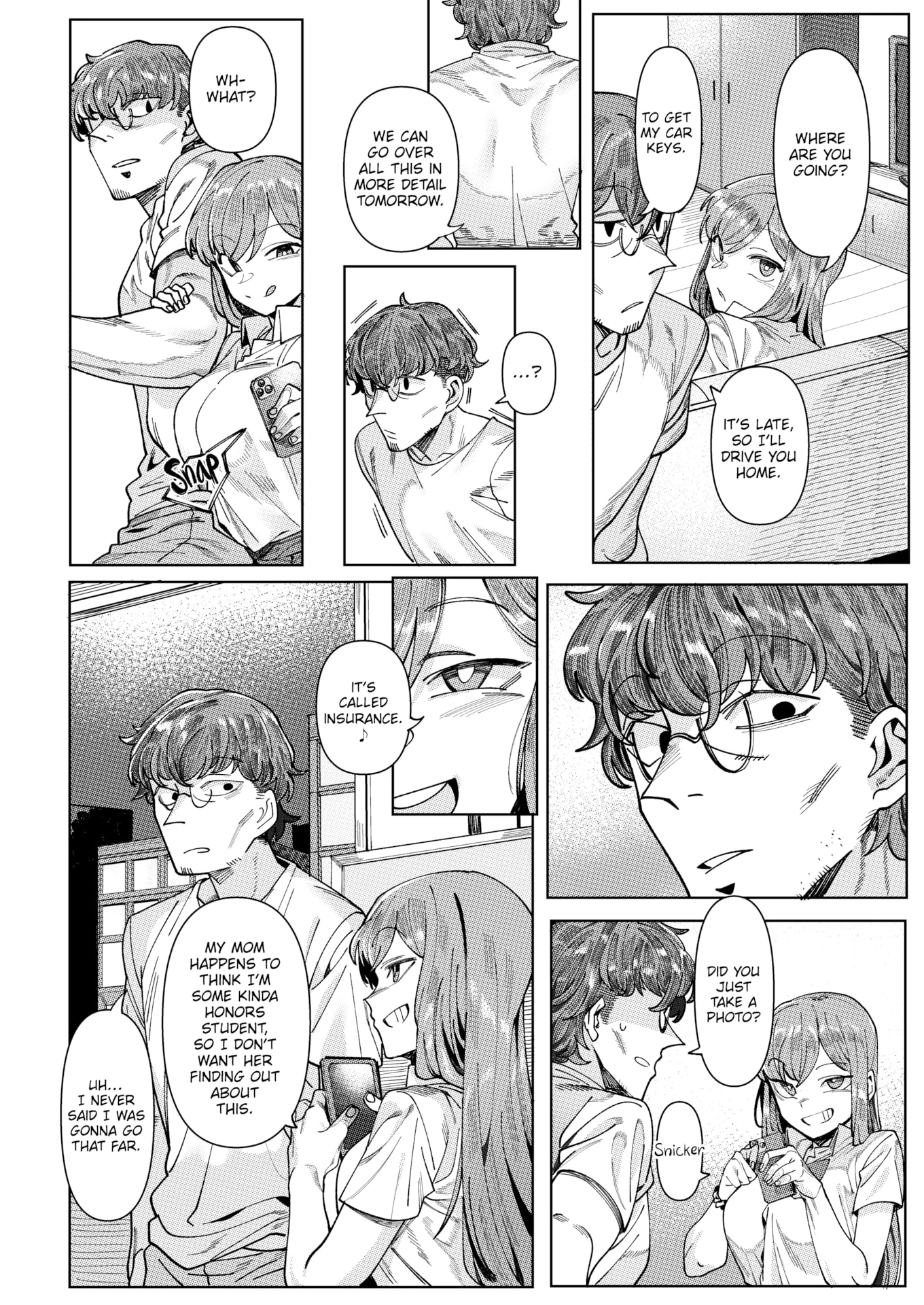 With Sensei... porn comic picture 6