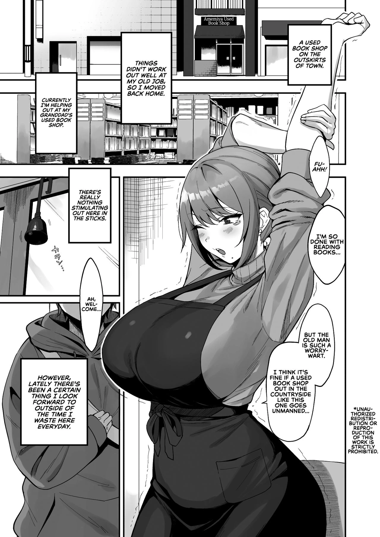 With The Lady From The Used Book Shop | Furuhonya no Onee-san to porn comic picture 4