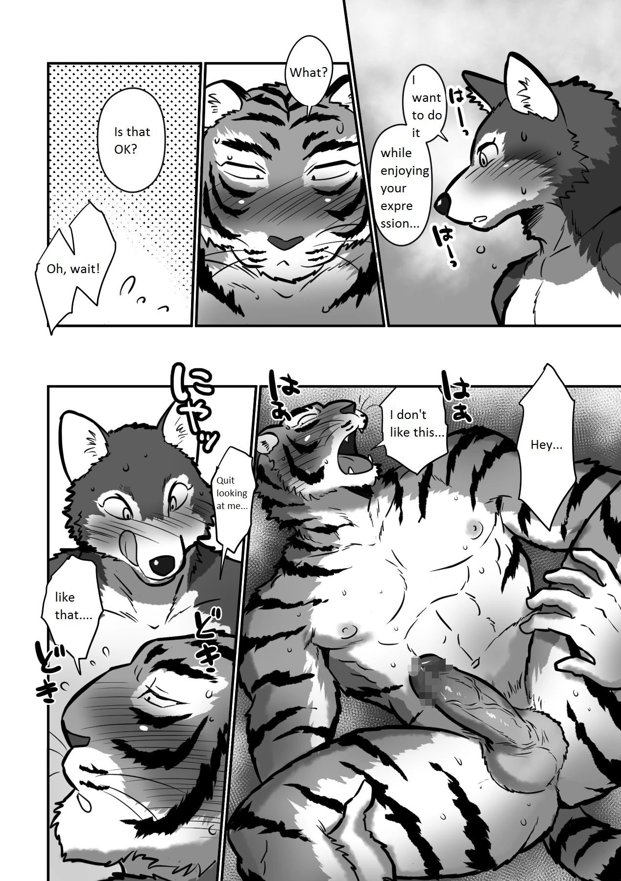 Wolf Teacher & Tiger Daddy porn comic picture 26