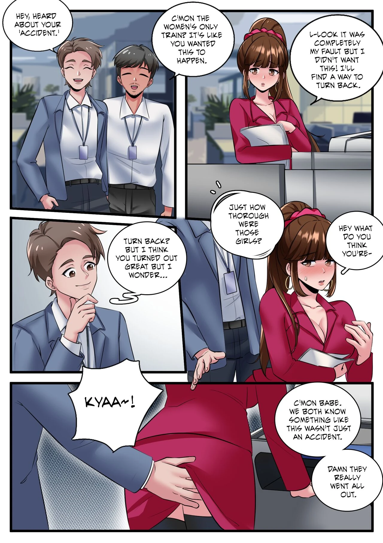 Women's Only Train porn comic picture 24