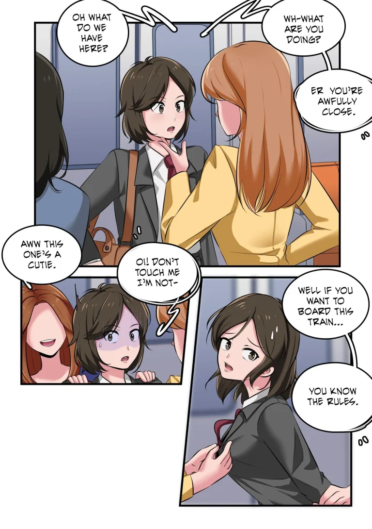Women's Only Train porn comic picture 3