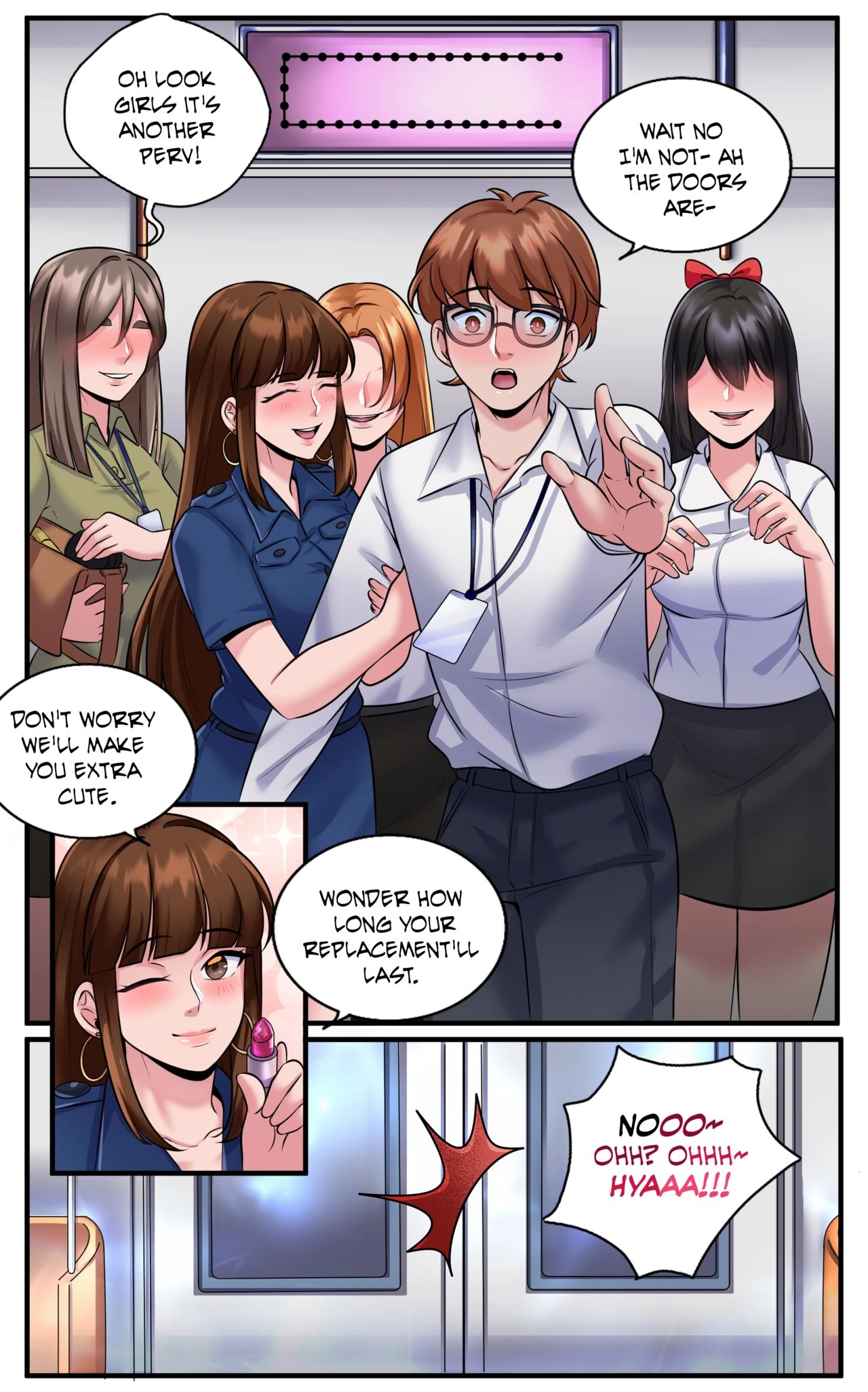 Women's Only Train porn comic picture 42