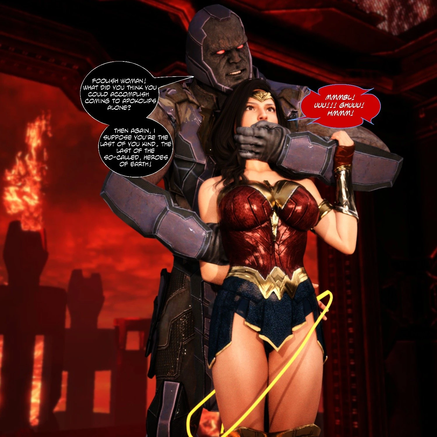 Wonder Woman Apokolips now porn comic picture 13