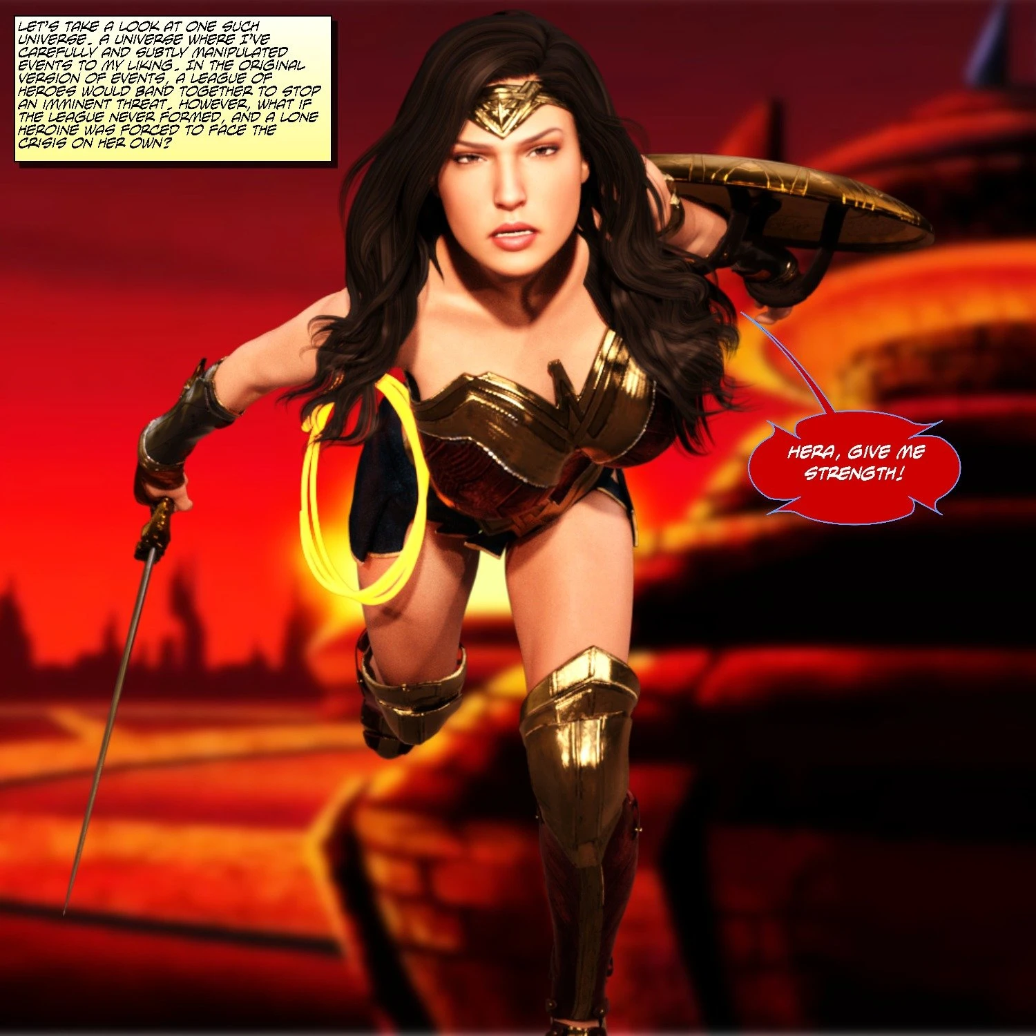 Wonder Woman Apokolips now porn comic picture 3