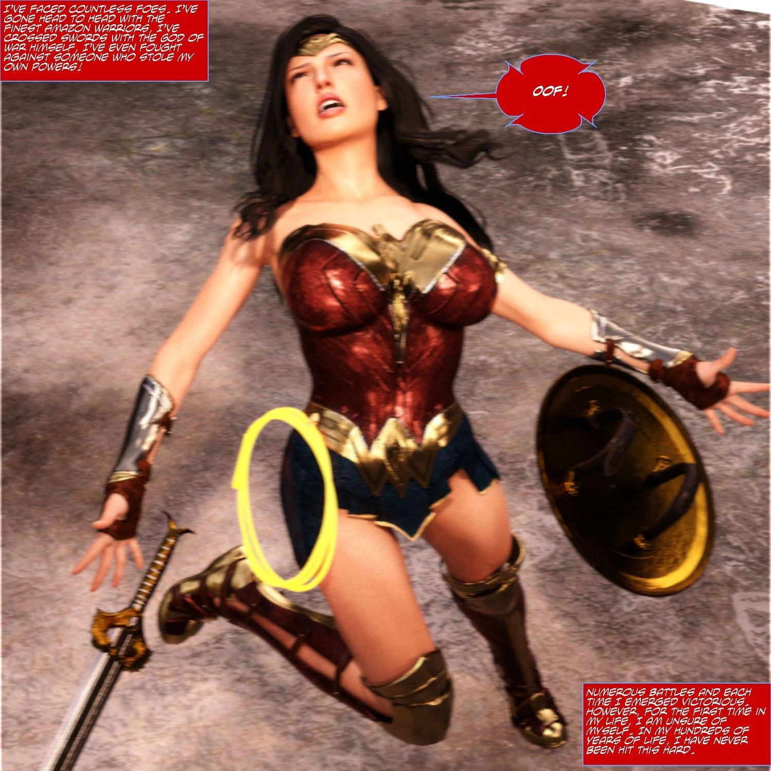 Wonder Woman Apokolips now porn comic picture 4