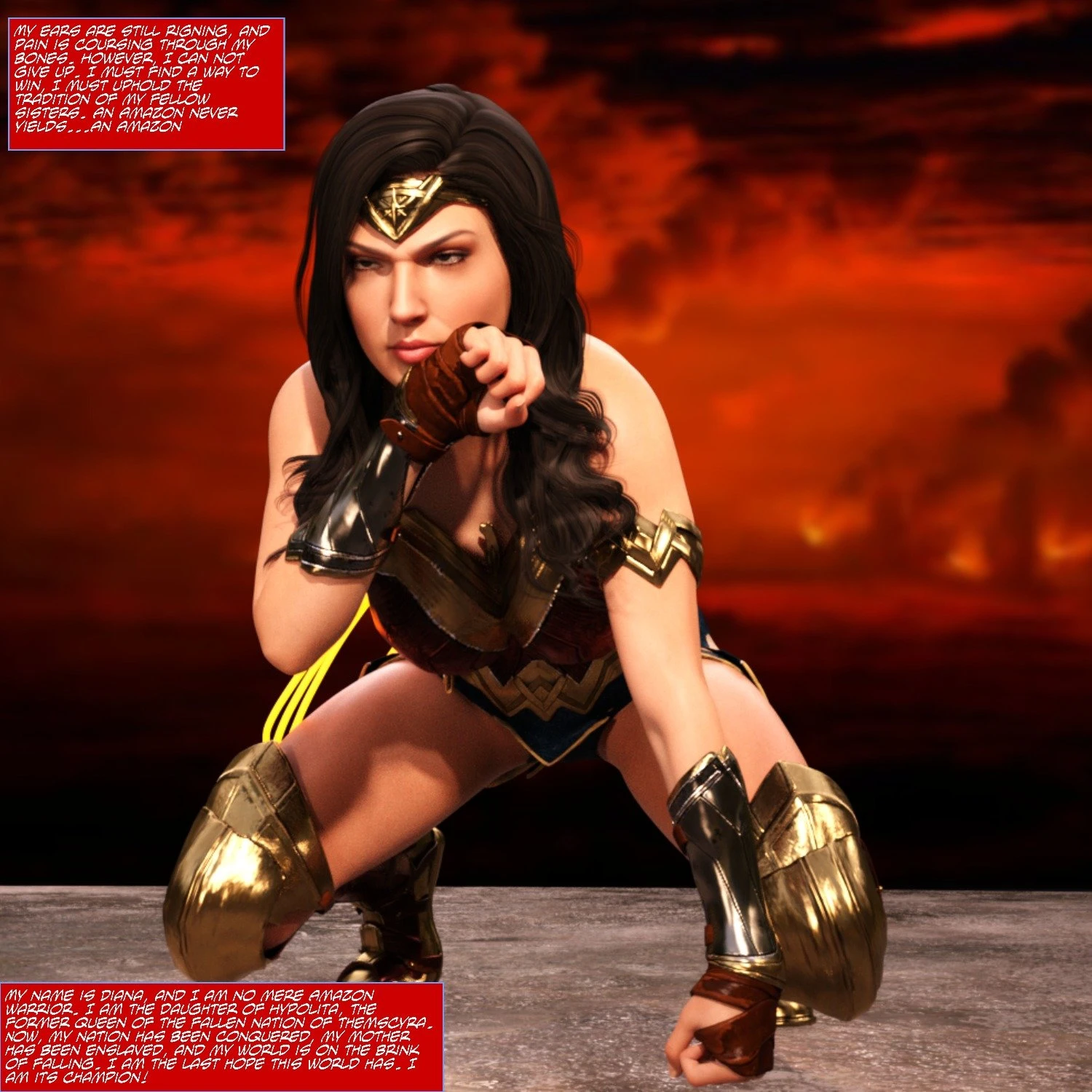 Wonder Woman Apokolips now porn comic picture 5