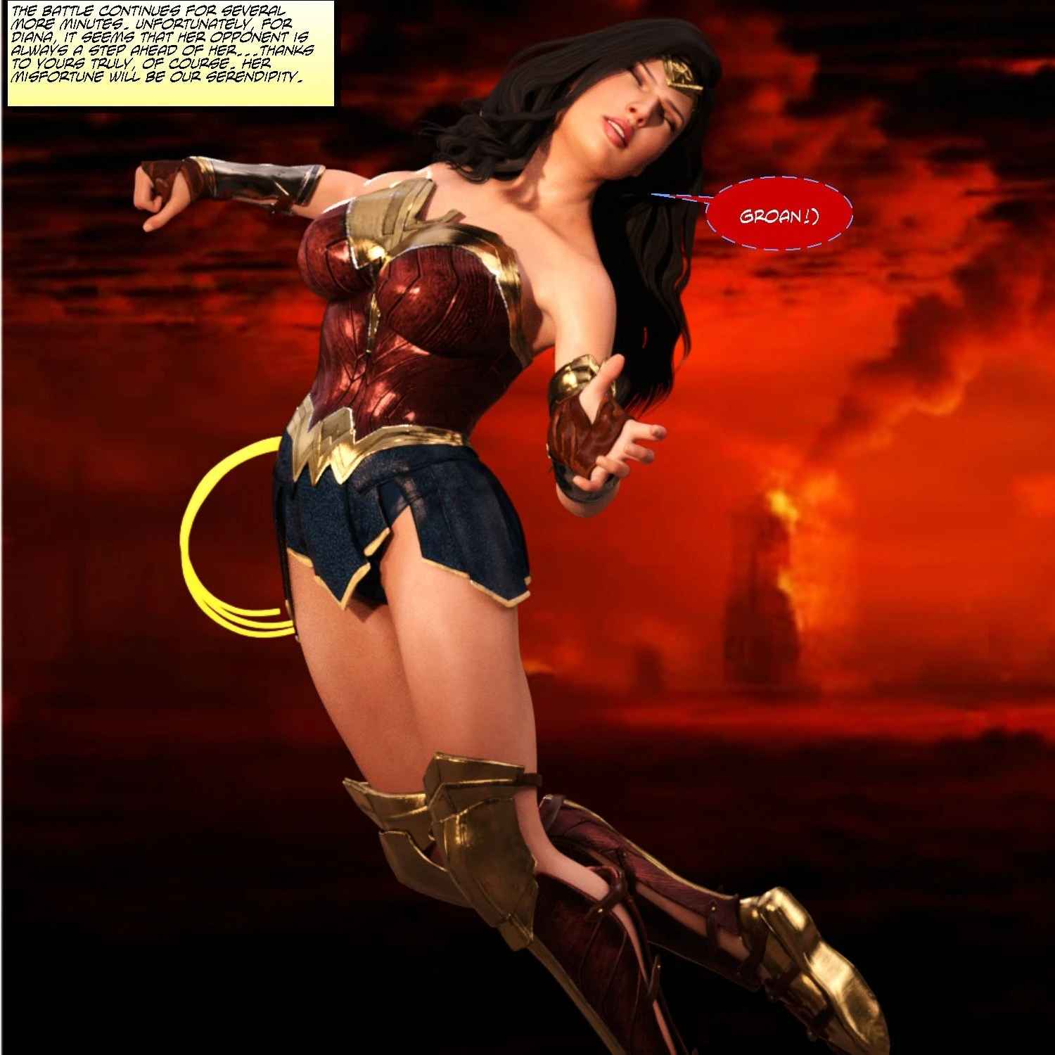 Wonder Woman Apokolips now porn comic picture 7