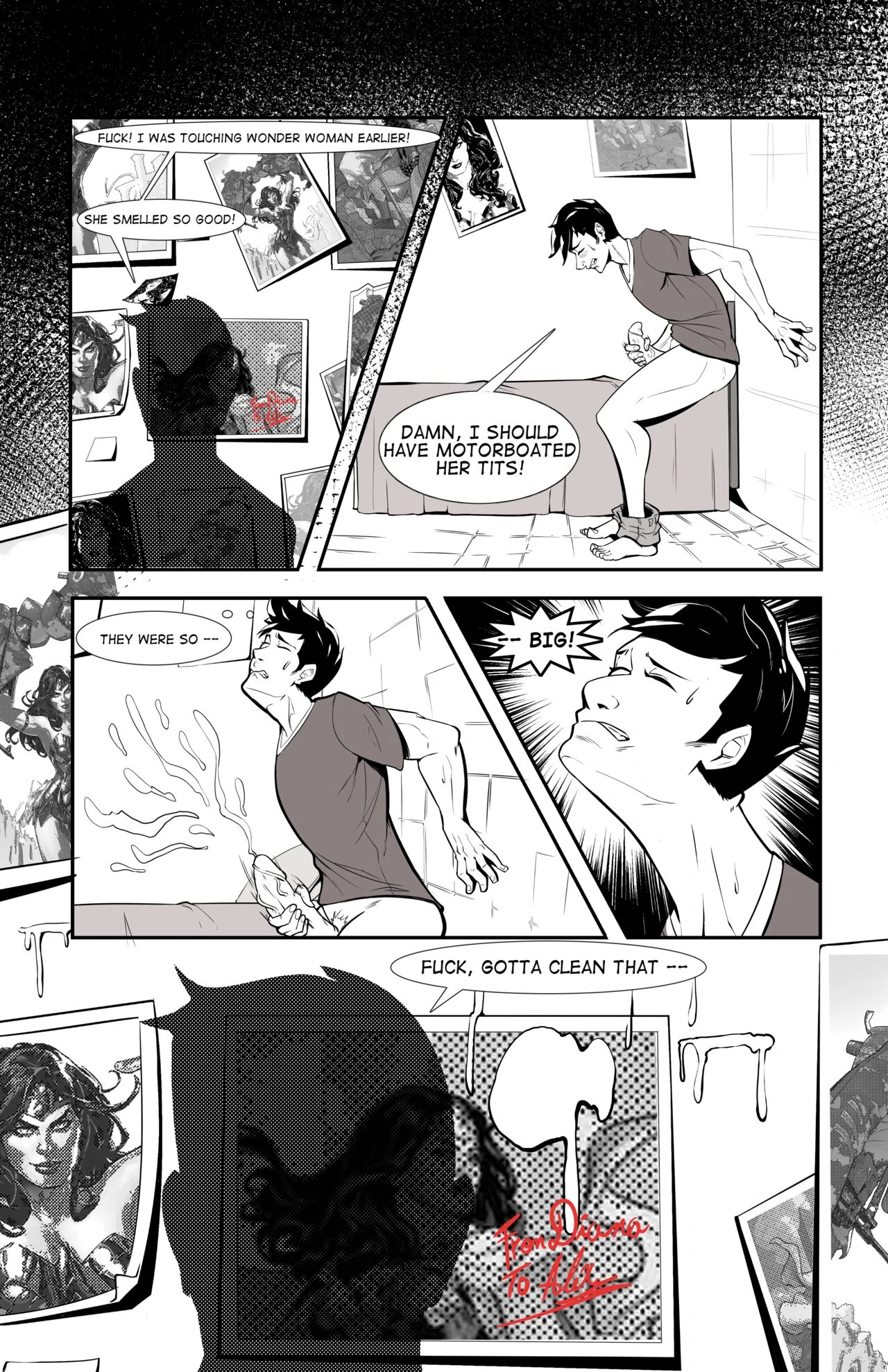 Wonder Woman FOSE porn comic picture 3